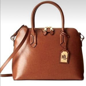 Lauren Ralph Lauren Tate Satchel- Like new without tags!